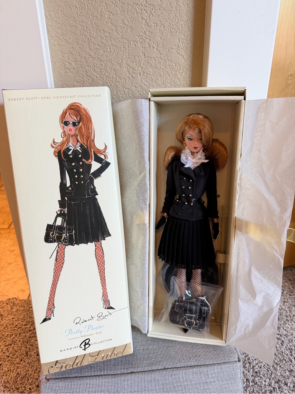 Silkstone Barbie: Pretty in Pleats Robert Best Collector Doll 2006